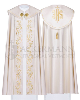 Gotische Rauchmantel mit Stola 032