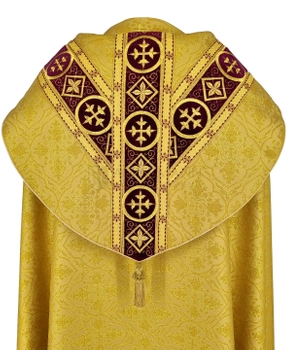 Gotische Rauchmantel mit Stola #29