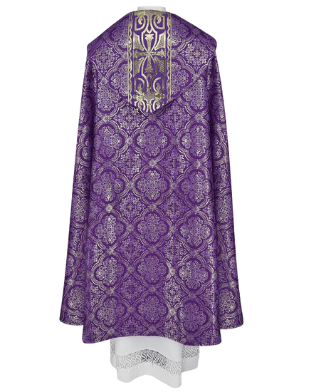 Gotische Rauchmantel mit Stola 008