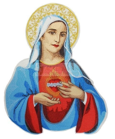 Gestickte Applikation