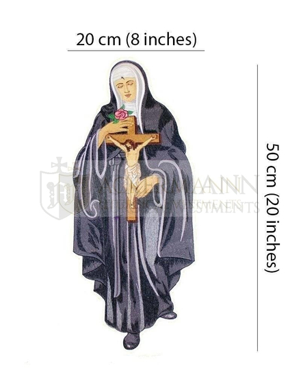 Gestickte Applikation