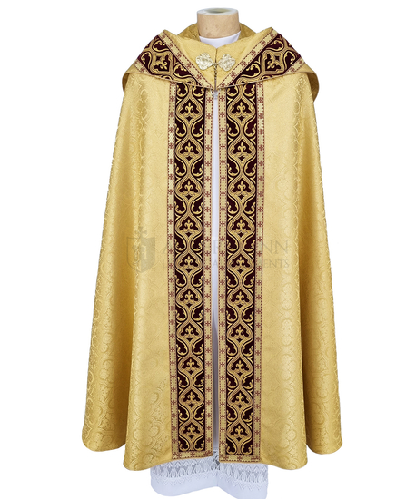 Gotische Rauchmantel mit Stola #729