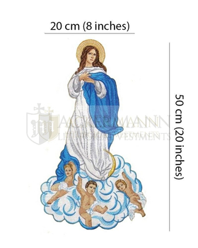 Gestickte Applikation