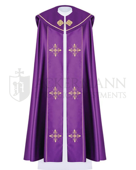 Gotische Rauchmantel mit Stola 024