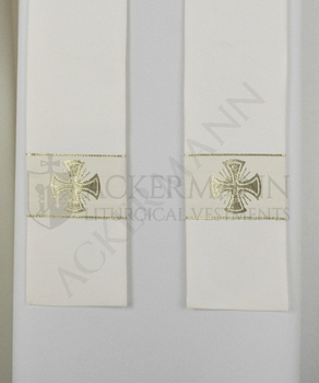 Set von Gotische Rauchmantel und Gotische Kasel "Malteserkreuze" #104