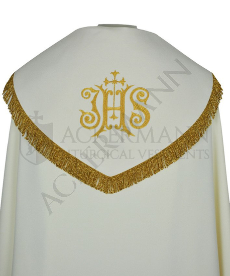 Gotische Rauchmantel mit Stola 031