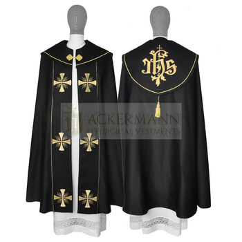 Gotische Rauchmantel mit Stola 021