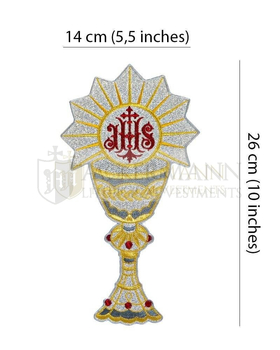 Gestickte Applikation