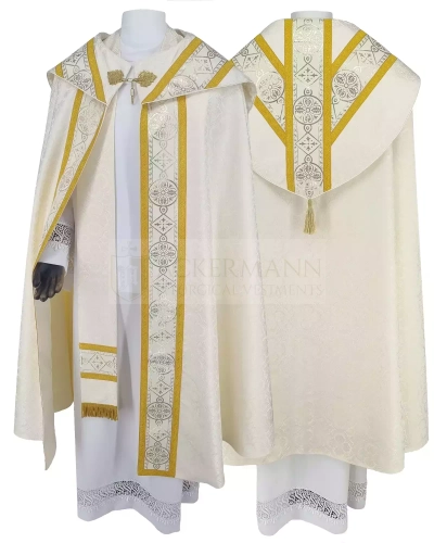 Gotische Rauchmantel mit Stola #113