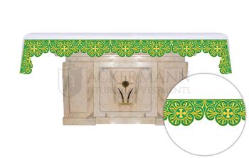 Altar cloth embroidered