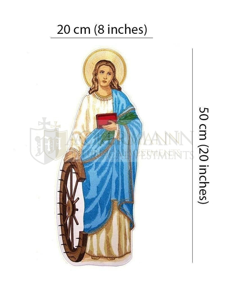 Gestickte Applikation