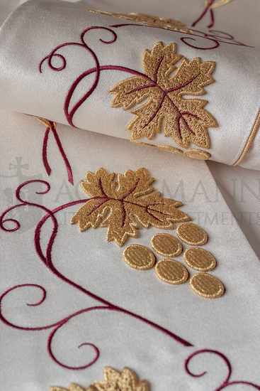 Gotische Rauchmantel mit Stola 001