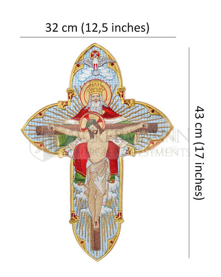 Gestickte Applikation