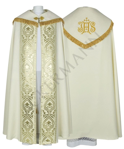 Gotische Rauchmantel mit Stola 031