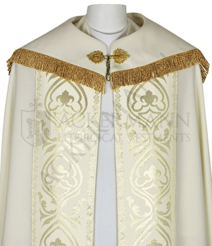 Gotische Rauchmantel mit Stola 031