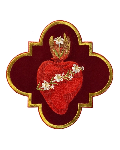 Embroidered Applique Heart of Joseph