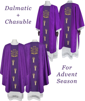 Gotische Kasel mit Dalmatik #5232