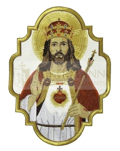 Gestickte Applikation