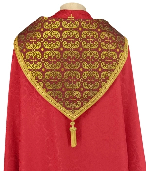 Gotische Rauchmantel mit Stola C8