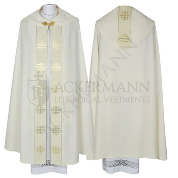 Gotische Rauchmantel mit Stola und mitra103