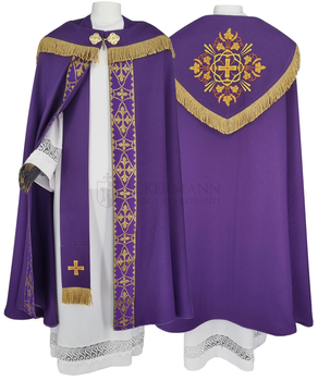 Gotische Rauchmantel mit Stola 5348