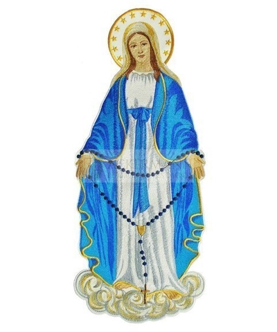 Gestickte Applikation