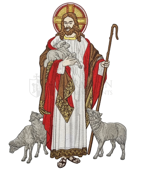 Gotische Kasel Der gute Hirte