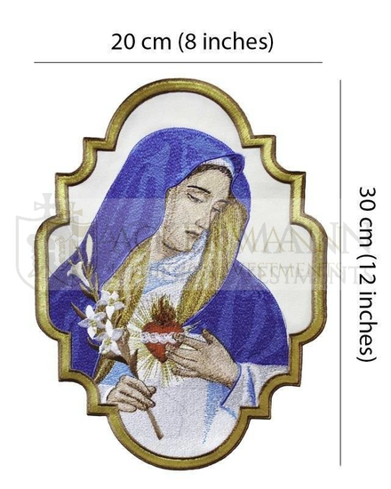 Gestickte Applikation