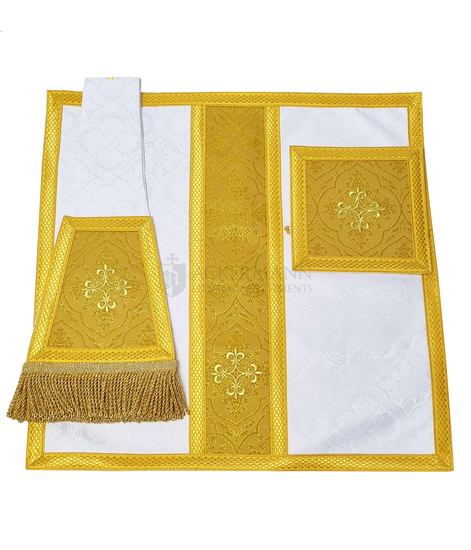 Kasel St. Philip Neri Das Herz von Jesus, Maria und Josef