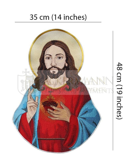 Gestickte Applikation