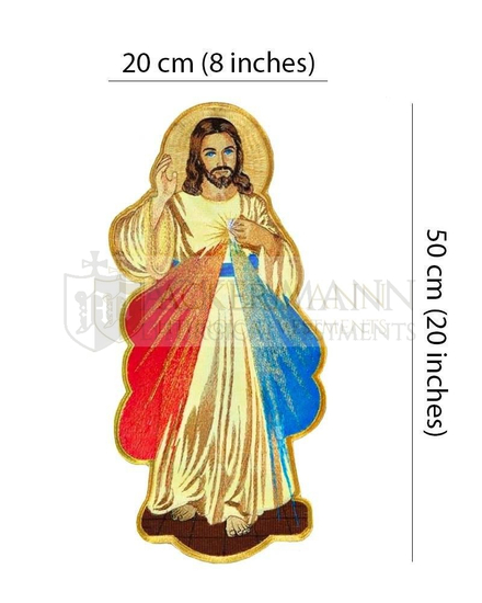 Gestickte Applikation