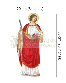 Gestickte Applikation