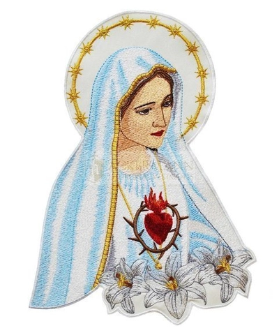 Gestickte Applikation