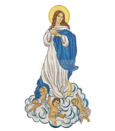 Gestickte Applikation