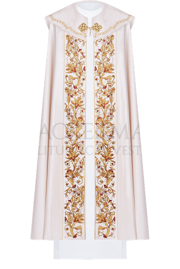 Gotische Rauchmantel mit Stola 004