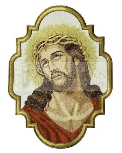 Gestickte Applikation