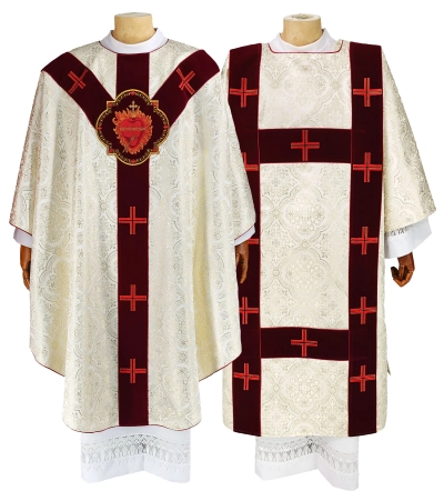 Set von Kasel und Dalmatik #6491