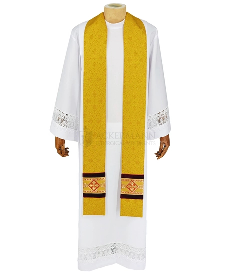 Gotische Kasel mit passender Stola - Messgewänder 314