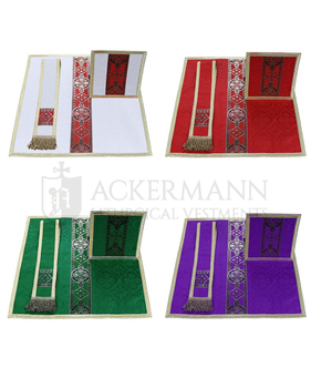 Burse, maniple and chalice veil model 113