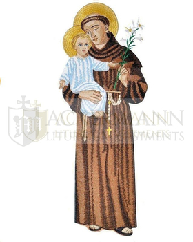 Gestickte Applikation