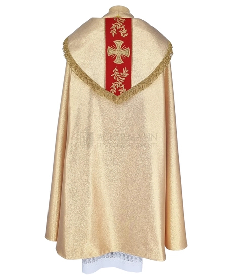 Gotische Rauchmantel mit Stola 006