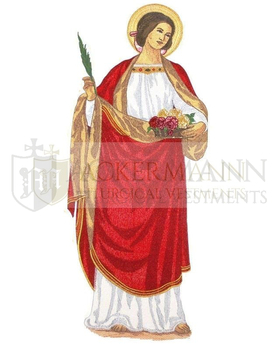 Gestickte Applikation