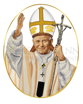 Gestickte Applikation