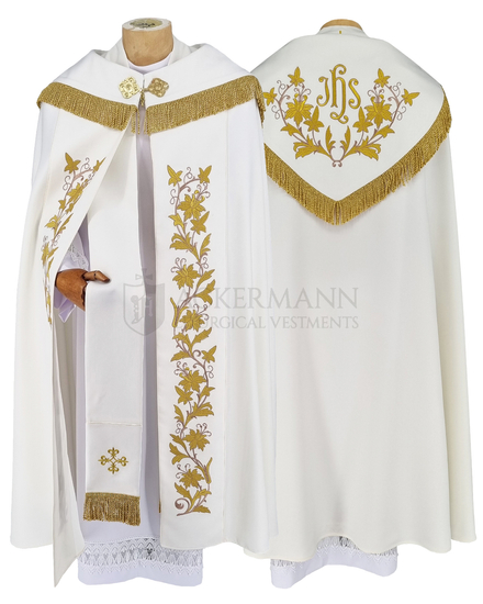 Gotische Rauchmantel mit Stola #216