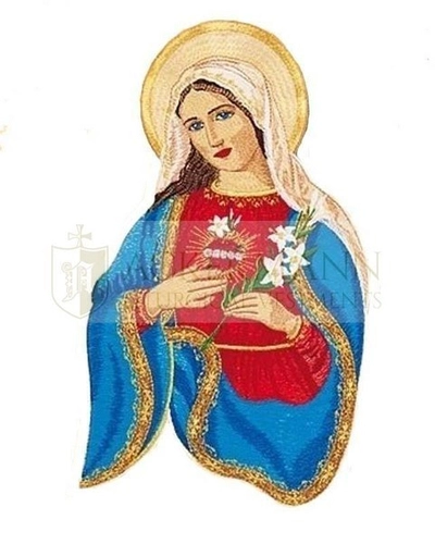 Gestickte Applikation