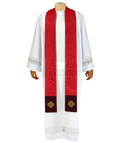 Gotische Kasel mit passender Stola - Messgewänder 5009