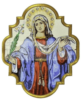 Gestickte Applikation