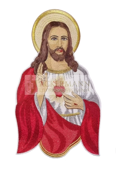 Gestickte Applikation