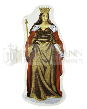 Gestickte Applikation