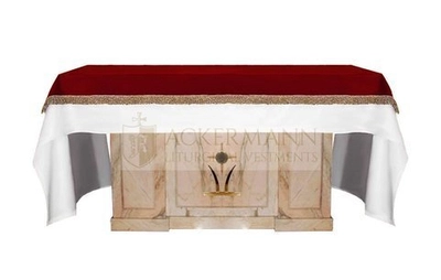 Abdeckung für den Altar aus Samt